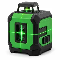 Nivel láser verde de 3 líneas